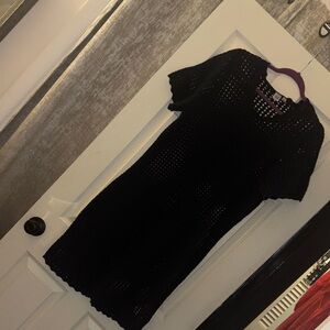 GAP Navy Crochet Knit Dress